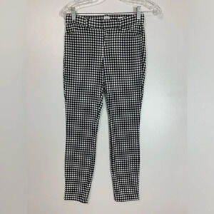 Gap Gingham  Skinny Stretch Ankle Pant Women’s Size 0 Classic Career work wear
